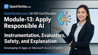 Module 13: Apply Responsible AI Instrumentation, Evaluators, Safety, and Explanation Tools | AI-103