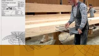 Glulam structures production by Neue Holzbau _ cocolee.flv