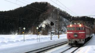 2012.3.3 奥羽本線4001レ・寝台特急日本海