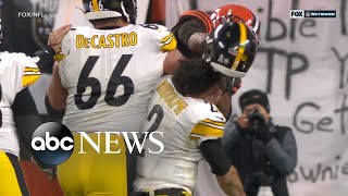 Violent brawl breaks out at NFL game l ABC News