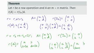 MATH0007 video 21 - elementary matrices