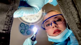 ASMR Autopsy \u0026 Detailed Postmortem Exam Roleplay | Skin, Eyes, Ears, Dental, Internal, Measuring