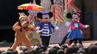 TDシー  強風で中断！ミニーちゃんのスカート危険！【ハロー、ニューヨーク！】2019 Show Stoped! (Hello,New York!) Tokyo Disney Sea