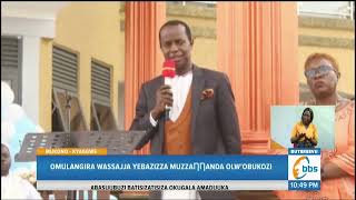 Omulangira Wassajja Yebazizza Muzzaƞƞanda Olw’obukozi, Asabye Bannakyaggwe Okumuyigirako