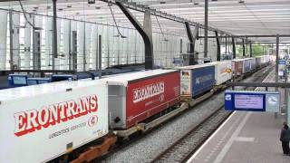 ERS Railways met contrainertrein Rotterdam Centraal (Freight Train)(Poznań-shuttle)