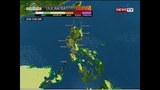 SONA: Tail end of a cold front, nagpapaulan sa Southern Luzon