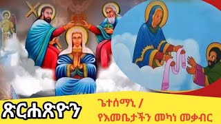 ከጽርሐ ፅዮን እስከ ጌተሰማኒ