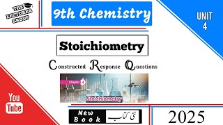 9th Chemistry chapter 4 CRQs | Stoichiometry |new book  2025