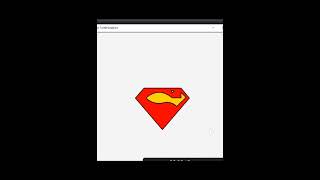 How to draw Superman Logo///😲😲😲/Turtle/#shorts