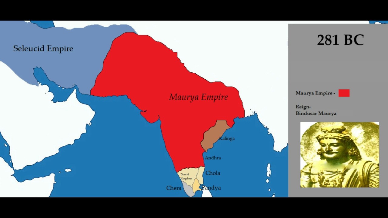 Mauryan Empire World Map