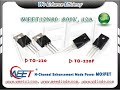 weet p channel n channel power mosfets 2n7002dw sot 363 2n60 to 251 to 252 12n80 to 220 to 220f 7n65