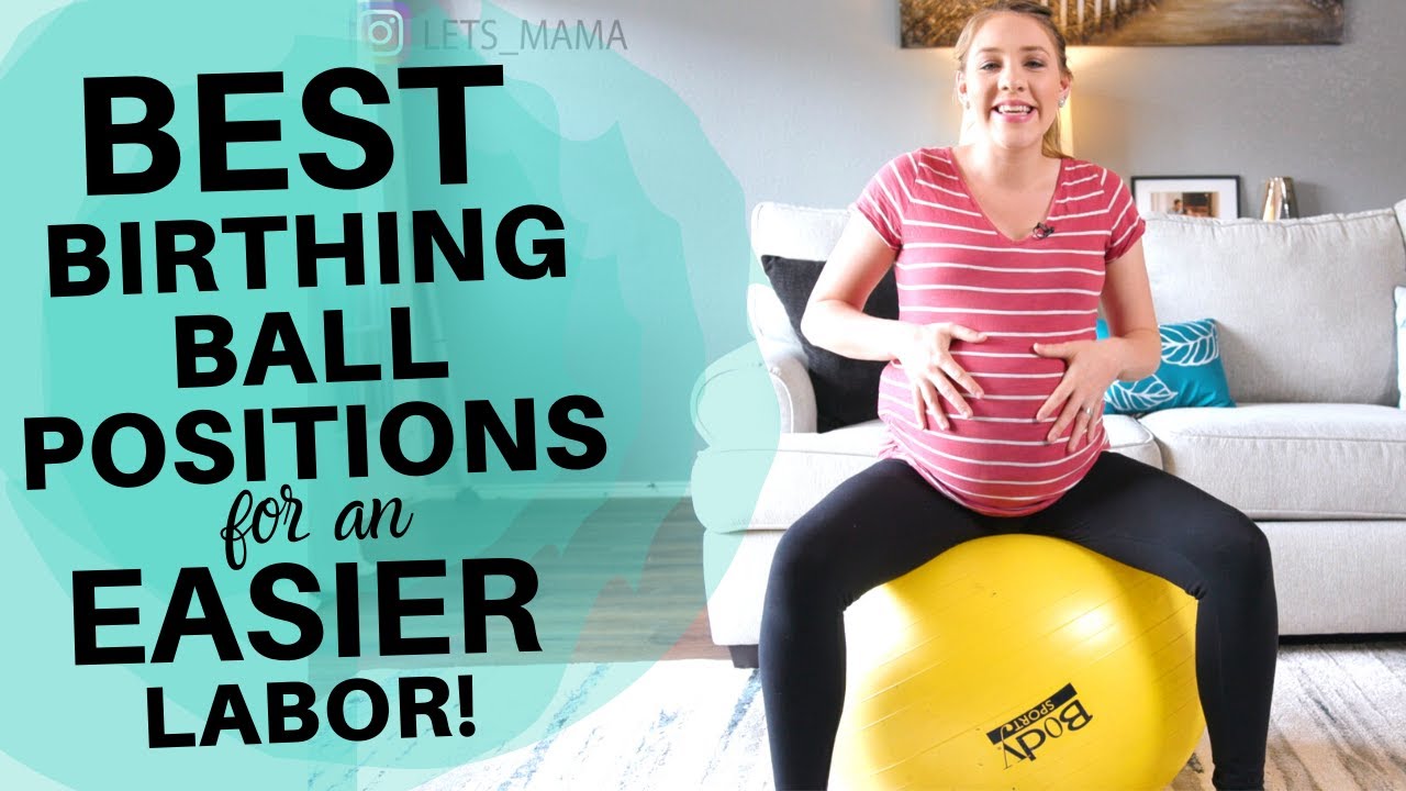 USING A BIRTHING BALL DURING LABOR | How To Use A Birth Ball For An ...