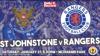 St Johnstone v Rangers team news, TV and live stream details for Scottish Cup fourth round tie