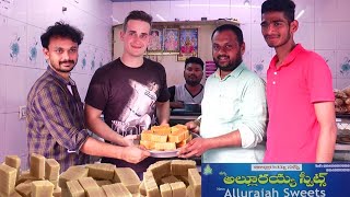 Ongole Alluraiah Mysore Pak | 87 Years Old Famous || ongole foods || ఒంగోలు అల్లూరయ్య మైసూరుపాక్