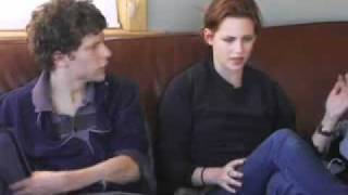 Kristen Stewart \u0026 Jesse Eisenberg - Adventureland Interview Part 1