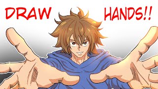 How To Draw Anime Hands!! 【 Art Tutorial 】