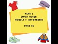 Super Minds Module 7 Get Dressed Page 85