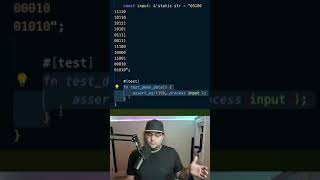 testing Rustlang with cargo test and cfg test #shorts