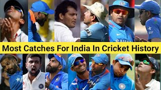 Most Catches For India In Cricket History 🇮🇳 Top 25 Batsman 🏏 #shorts #viratkohli #rohitsharma