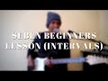 Seben guitar lesson - intervals (part 1)