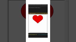 Draw Heart Using Python Turtle Graphics | Draw A Heart Using Python Turtle | Python Turtle #ajcoding