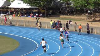 2018 沖縄県民体育大会  男子年齢別 4ｘ100mリレー 予選2組