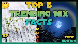 Top 5 Trending Mix Facts in Hindi🤯 !! Ep1 !! क्या आप जानते है !! #shorts #viralyoutubeshorts #viral