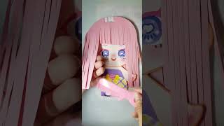 ASMR DIY Paper Doll Dress Up- Girl Hair Cut ๐โโ๏ธ๐๐๐ฉโ๐ฆฐ #paper #asmr #satisfying