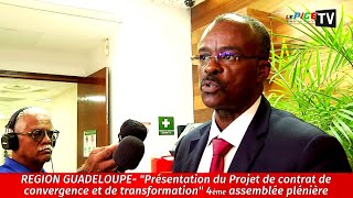 Région Guadeloupe - Présentation du Projet de contrat de convergence et de transformation