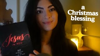 A Christmas Devotional ASMR| Relaxing Christian Bible ASMR