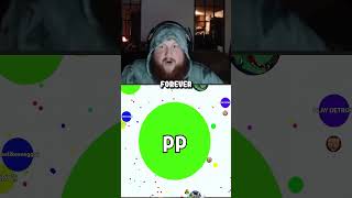 Caseoh Gets Carried in Agario #shorts #caseoh #agario #funnyclips #twitch #gaming