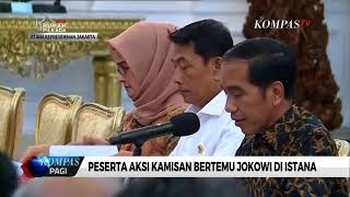 Peserta Aksi Kamisan di Istana Bertemu Jokowi