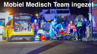 Mobiel Medisch Team (MMT) ingezet bij ernstig ongeluk scooterrijder De Punt