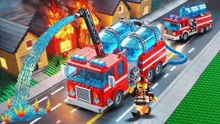 Emergency Rescue Mission: LEGO Fire Trucks Action-Packed City Rescue