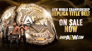 Shop AEW Exclusive: First Look at the AEW World Championship Replica Belt