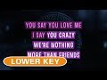 Friends - Marshmello feat. Anne-Marie | Karaoke Lower Key