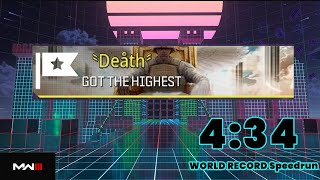 GET HIGHER WORLD RECORD Call of Duty Speedrun - 926 points, in 4:34 | Former, new record is 4:26!