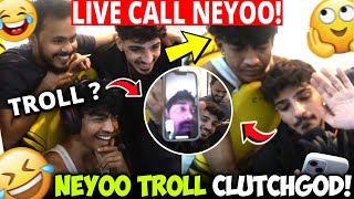 ZGod CALL Neyoo 📞 Neyoo TROLL Clutchgod 😂 OG Duo is BACK 💛 #jonathangaming #godlike