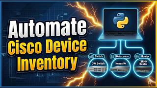 ⚡ How to AUTOMATE Cisco Device Inventory with PYTHON (Netmiko + TextFSM + Pandas)