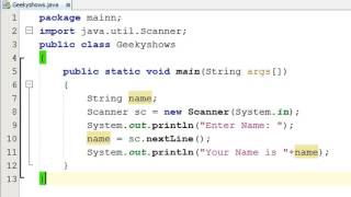 248. Getting String input from user in Java Programming (Hindi)