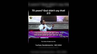 Die at 70? God did not say that!  Pt. 2 #life #immortal #deathless