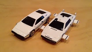 Hot Wheels Lotus Esprit S1 (Mainline Ver. \u0026 2014 Retro Entertainment Submarine Ver. Comparison!)