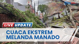 Cuaca Ekstrem di Manado akibatkan Gelombang Tinggi hingga Pohon Tumbang, Warga Tuminting Terdampak