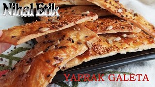 YAPRAK GALETA (YERKEN HEP SON BİR TANE DİYECEKSİNİZ AMA SON OLMASINI İSTEMEYECEKSİNİZ)