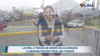 Apertura del puente Ricardo Palma. 9 de enero.