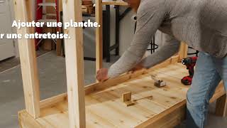 Construisez une #TonnelleAvecBanc, voici comment