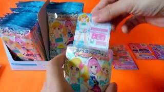 【アイカツスターズ！】「データカードダス・グミ」を箱買いして開けてみた♪（20袋入り）