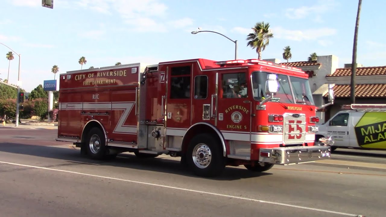 Riverside Fire Department. Engine 5 Covering SBCo Fontana Station 71 ...