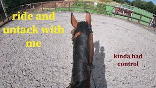 Ride+untack with me |•| the.random.equestrian |•|