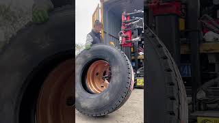 Truck Puncture Tire \u0026 Wheel Replacement Outdoor Rescue!